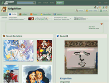 Tablet Screenshot of ichigokitten.deviantart.com