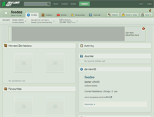 Tablet Screenshot of feedee.deviantart.com