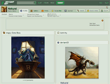 Tablet Screenshot of nekurai.deviantart.com