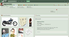 Desktop Screenshot of nightmareeden.deviantart.com