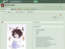 Tablet Screenshot of princess-shana.deviantart.com