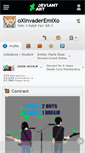 Mobile Screenshot of oxinvaderemixo.deviantart.com