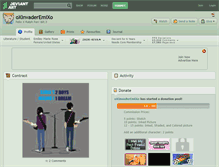 Tablet Screenshot of oxinvaderemixo.deviantart.com