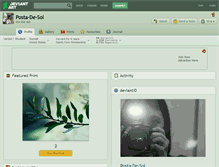 Tablet Screenshot of posta-de-sol.deviantart.com