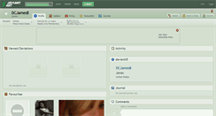 Desktop Screenshot of dcjamesb.deviantart.com