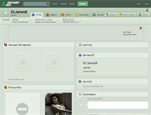 Tablet Screenshot of dcjamesb.deviantart.com