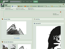 Tablet Screenshot of frof.deviantart.com