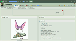 Desktop Screenshot of guiltygeargirl.deviantart.com