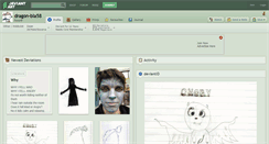 Desktop Screenshot of dragon-bla58.deviantart.com