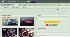 Desktop Screenshot of milannoartworks.deviantart.com