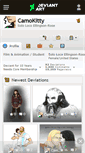 Mobile Screenshot of camokitty.deviantart.com