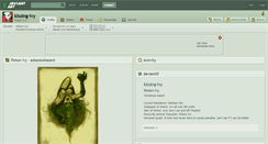 Desktop Screenshot of kissing-ivy.deviantart.com
