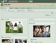 Tablet Screenshot of meari-chan.deviantart.com