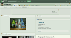 Desktop Screenshot of cafeina-club.deviantart.com