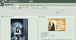 Desktop Screenshot of lazarusreturns.deviantart.com