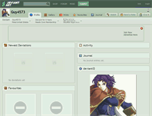 Tablet Screenshot of guy4573.deviantart.com