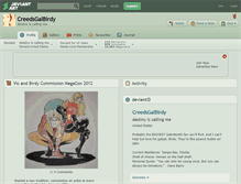 Tablet Screenshot of creedsgalbirdy.deviantart.com