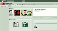 Desktop Screenshot of federer-fans.deviantart.com