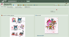 Desktop Screenshot of kittychan2005.deviantart.com