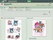 Tablet Screenshot of kittychan2005.deviantart.com