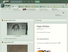 Tablet Screenshot of kittygirl.deviantart.com