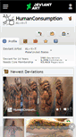 Mobile Screenshot of humanconsumption.deviantart.com