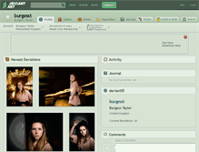 Tablet Screenshot of burgesst.deviantart.com
