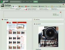 Tablet Screenshot of oneousa.deviantart.com