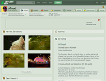 Tablet Screenshot of ia7mad.deviantart.com