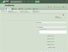 Tablet Screenshot of onyxeternity.deviantart.com