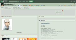 Desktop Screenshot of marionetteblue3.deviantart.com