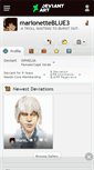 Mobile Screenshot of marionetteblue3.deviantart.com