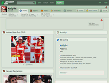 Tablet Screenshot of kelly94.deviantart.com