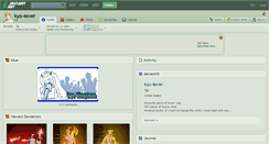 Desktop Screenshot of kyo-4ever.deviantart.com
