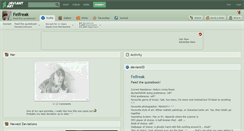 Desktop Screenshot of felfreak.deviantart.com