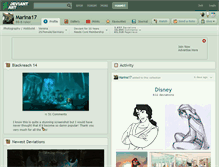 Tablet Screenshot of marina17.deviantart.com