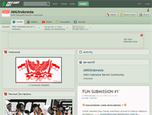 Tablet Screenshot of mmuindonesia.deviantart.com