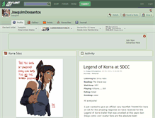 Tablet Screenshot of joaquimdossantos.deviantart.com