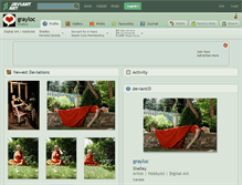Tablet Screenshot of grayloc.deviantart.com