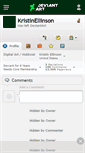 Mobile Screenshot of kristinellinson.deviantart.com