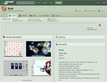 Tablet Screenshot of ikuto.deviantart.com