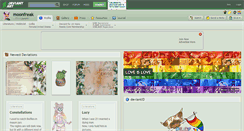 Desktop Screenshot of moonfreak.deviantart.com