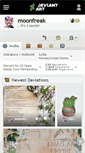 Mobile Screenshot of moonfreak.deviantart.com