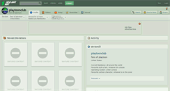 Desktop Screenshot of playtoonclub.deviantart.com