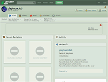 Tablet Screenshot of playtoonclub.deviantart.com