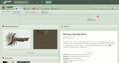 Desktop Screenshot of caeleb.deviantart.com