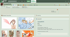 Desktop Screenshot of monopathetic.deviantart.com