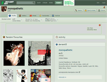 Tablet Screenshot of monopathetic.deviantart.com
