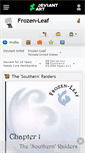 Mobile Screenshot of frozen-leaf.deviantart.com