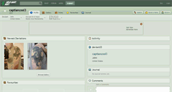 Desktop Screenshot of captiancool3.deviantart.com